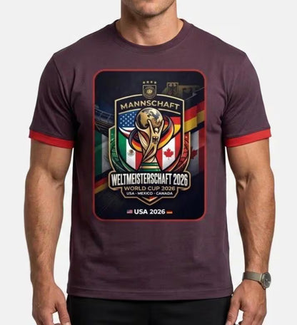 2026 World Cup Soccer Jersey – Unisex Cotton Football Fan Tee