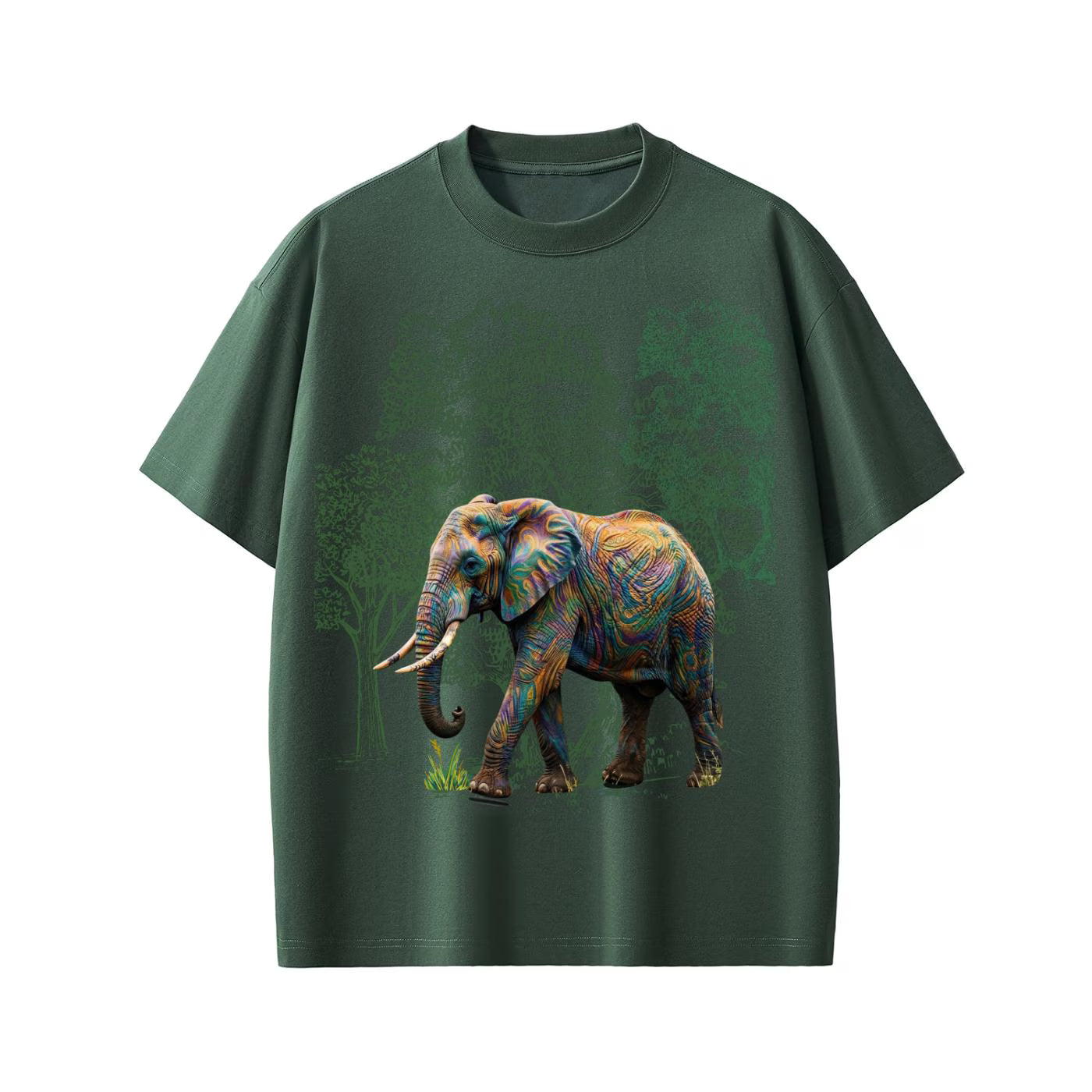 Elephant Tee - Earth clothes - Sorona Quick-Dry Cooling T-Shirt