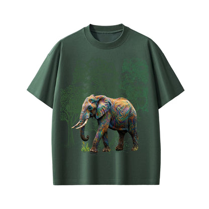 Elephant Tee - Earth clothes - Sorona Quick-Dry Cooling T-Shirt