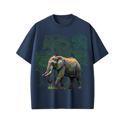 Elephant Tee - Earth clothes - Sorona Quick-Dry Cooling T-Shirt