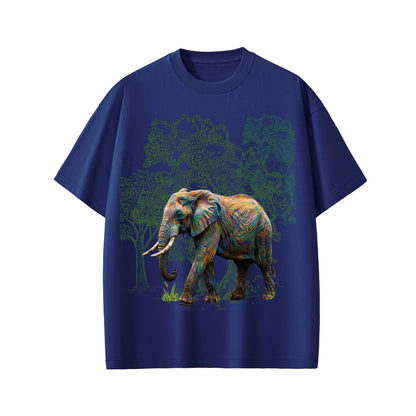Elephant Tee - Earth clothes - Sorona Quick-Dry Cooling T-Shirt